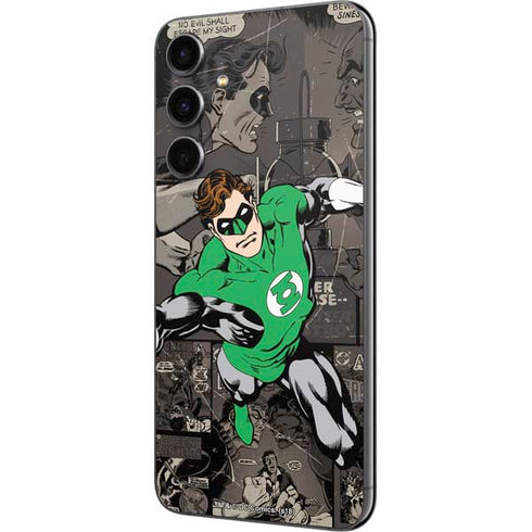 DC Comics Green Lantern Vintage Action Pose Pattern Galaxy S23 FE Skin