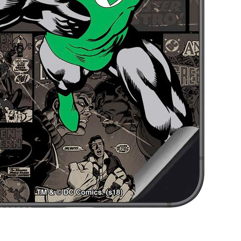 DC Comics Green Lantern Vintage Action Pose Pattern Galaxy S23 FE Skin