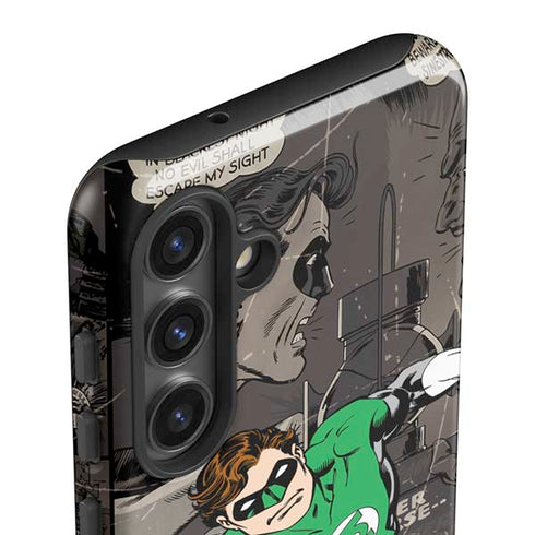 DC Comics Green Lantern Vintage Action Pose Pattern Galaxy S24 Impact Case