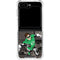 DC Comics Green Lantern Vintage Action Pose Pattern Galaxy Z Flip5 5G Clear Case