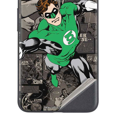 DC Comics Green Lantern Vintage Action Pose Pattern Google Pixel 5a Skin