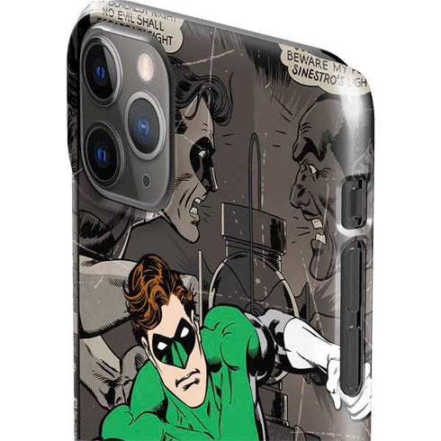 DC Comics Green Lantern Vintage Action Pose Pattern iPhone 11 Pro Max Lite Case