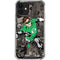 DC Comics Green Lantern Vintage Action Pose Pattern iPhone 12 Clear Case