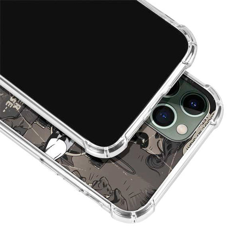DC Comics Green Lantern Vintage Action Pose Pattern iPhone 12 Pro Clear Case
