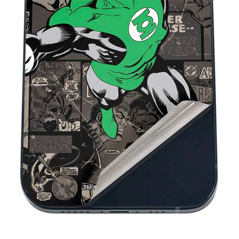 DC Comics Green Lantern Vintage Action Pose Pattern iPhone 12 Skin