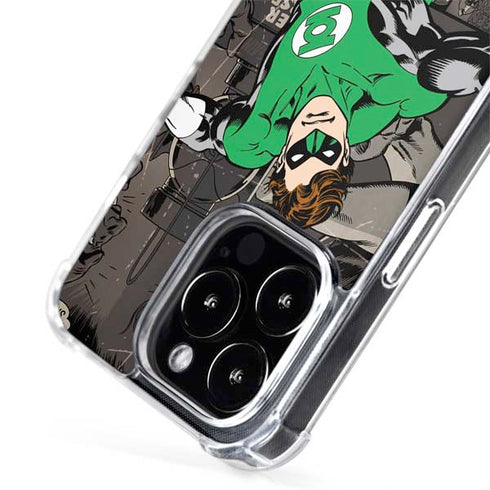 DC Comics Green Lantern Vintage Action Pose Pattern iPhone 13 Pro MagSafe Case