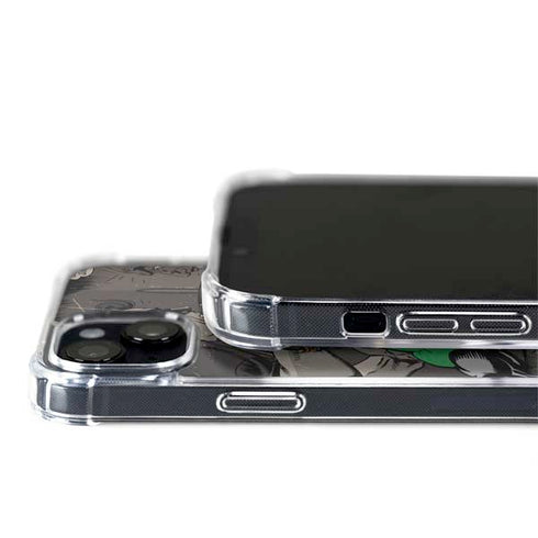 DC Comics Green Lantern Vintage Action Pose Pattern iPhone 15 Plus MagSafe Case