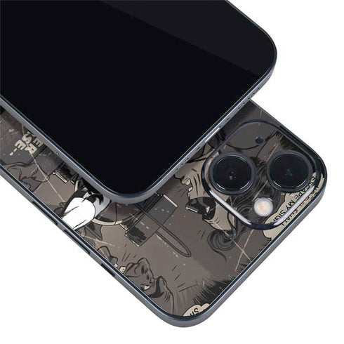 DC Comics Green Lantern Vintage Action Pose Pattern iPhone 14 Plus Skin