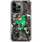 DC Comics Green Lantern Vintage Action Pose Pattern iPhone 14 Pro Clear Case