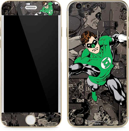 DC Comics Green Lantern Vintage Action Pose Pattern iPhone 6/6s Skin