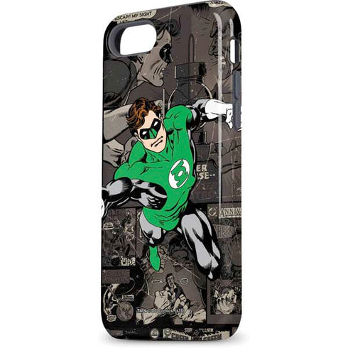 DC Comics Green Lantern Vintage Action Pose Pattern iPhone 7 Pro Case