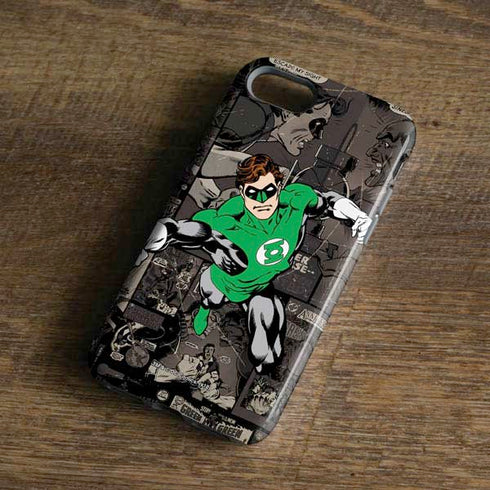 DC Comics Green Lantern Vintage Action Pose Pattern iPhone 7 Pro Case