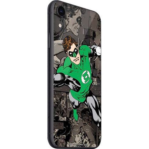 DC Comics Green Lantern Vintage Action Pose Pattern iPhone SE (2nd & 3rd Gen) Skin