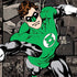 DC Comics Green Lantern Vintage Action Pose Pattern iPhone XR Skin