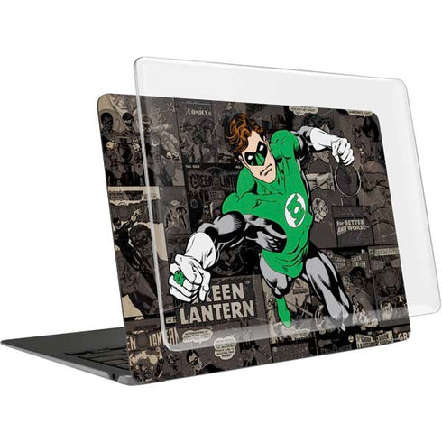 DC Comics Green Lantern Vintage Action Pose Pattern MacBook Air 13in (2020) Case plus Skin