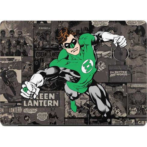 DC Comics Green Lantern Vintage Action Pose Pattern MacBook Pro 14in (2021-24) Skin