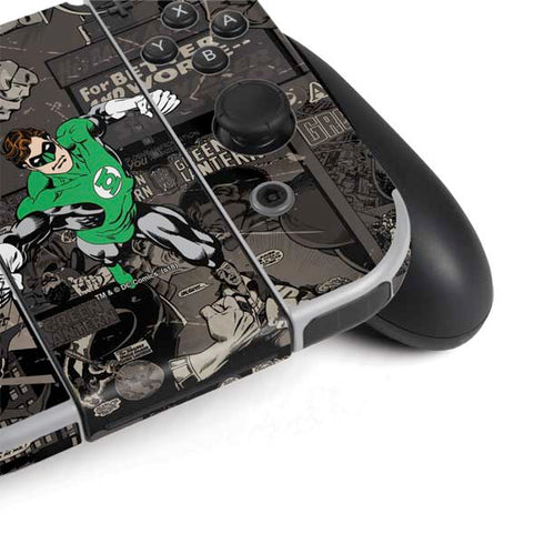 DC Comics Green Lantern Vintage Action Pose Pattern Nintendo Switch OLED (2021) Skin