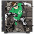 DC Comics Green Lantern Vintage Action Pose Pattern NZXT H510 Compact ATX Mid-Tower Case Skin