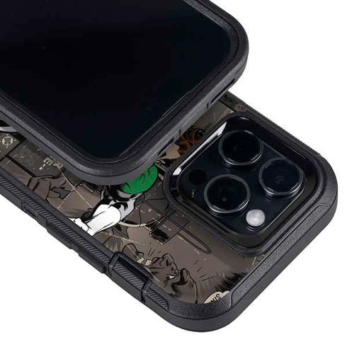 DC Comics Green Lantern Vintage Action Pose Pattern Otterbox Defender iPhone Skin
