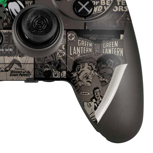 DC Comics Green Lantern Vintage Action Pose Pattern PlayStation Scuf Vantage 2 Controller Skin