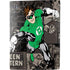 DC Comics Green Lantern Vintage Action Pose Pattern PS5 Digital Edition Console Skin