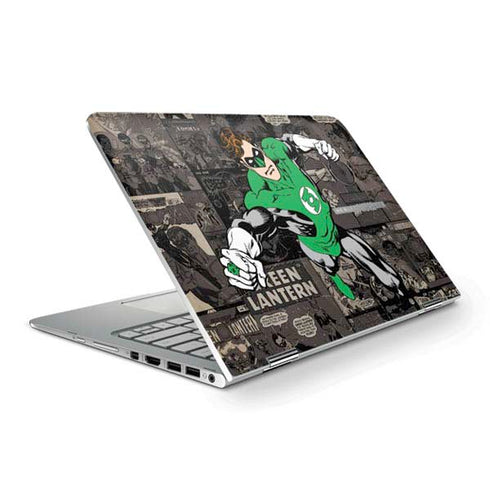 DC Comics Green Lantern Vintage Action Pose Pattern HP Spectre Skin