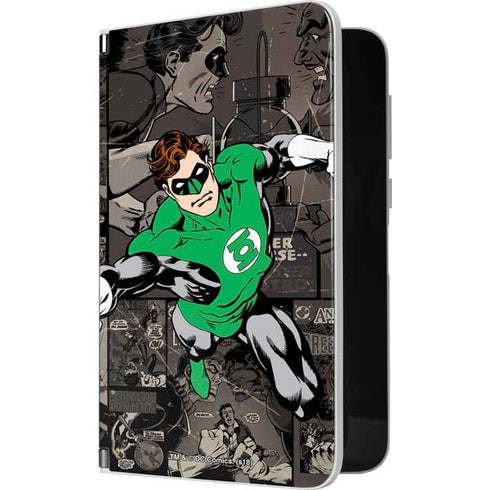 DC Comics Green Lantern Vintage Action Pose Pattern Surface Duo Skin