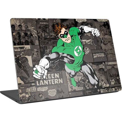 DC Comics Green Lantern Vintage Action Pose Pattern Surface Laptop 4 15in Skin