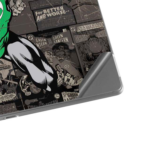 DC Comics Green Lantern Vintage Action Pose Pattern Surface Pro 8 Skin