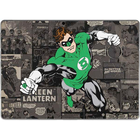 DC Comics Green Lantern Vintage Action Pose Pattern Surface Pro 9 Skin