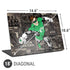 DC Comics Green Lantern Vintage Action Pose Pattern Universal Laptop 18in (14.6 x 10.6in) Skin