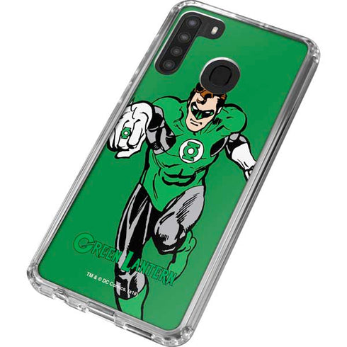 DC Comics Green Lantern Classic Art Pose Galaxy A21 Clear Case