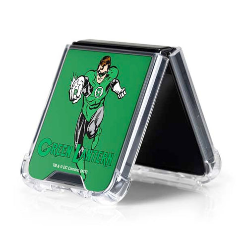 DC Comics Green Lantern Classic Art Pose Galaxy Z Flip5 5G Clear Case
