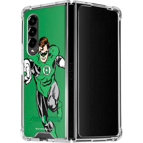 DC Comics Green Lantern Classic Art Pose Galaxy Z Fold4 5G Clear Case