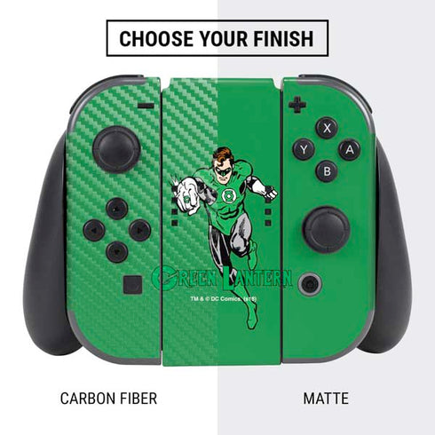 DC Comics Green Lantern Classic Art Pose Nintendo Switch Bundle Skin
