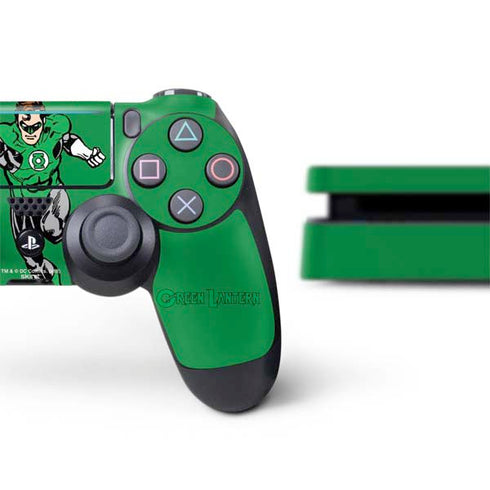 DC Comics Green Lantern Classic Art Pose PS4 Slim Bundle Skin