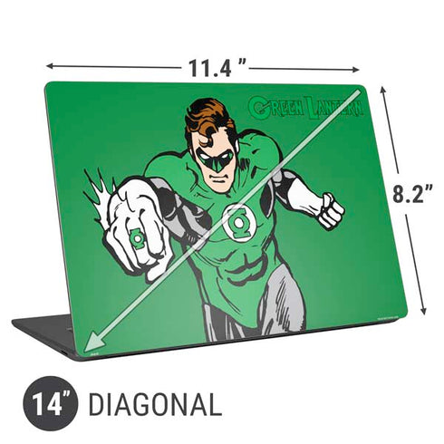 DC Comics Green Lantern Classic Art Pose Universal Laptop 14in (11.4 x 8.2in) Skin