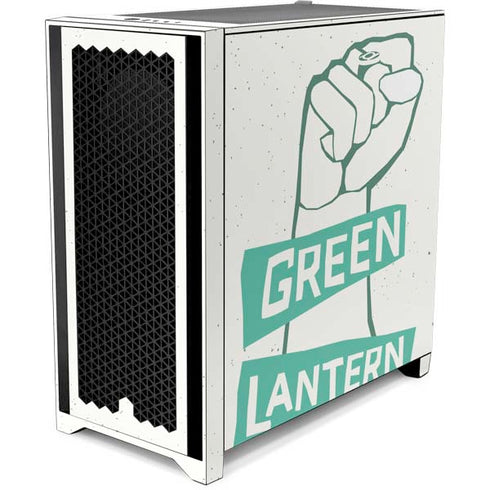 DC Comics Green Lantern Power Fist Corsair 4000D Tempered Glass Mid-Tower ATX Case Skin