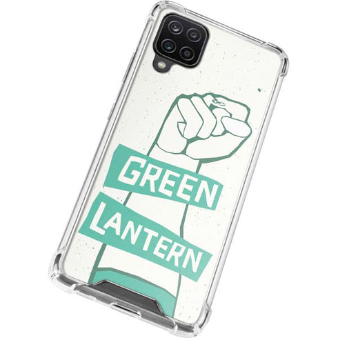 DC Comics Green Lantern Power Fist Galaxy A12 Clear Case