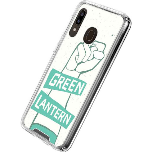 DC Comics Green Lantern Power Fist Galaxy A30 Clear Case