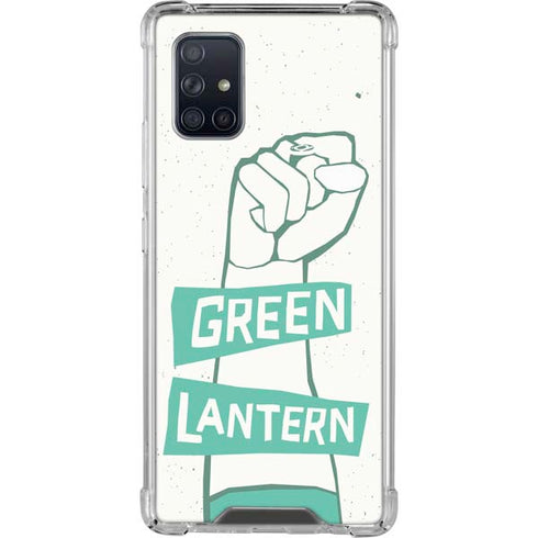 DC Comics Green Lantern Power Fist Galaxy A71 5G Clear Case