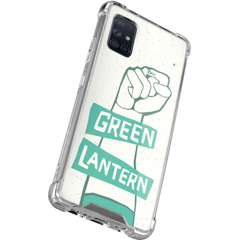 DC Comics Green Lantern Power Fist Galaxy A71 5G Clear Case