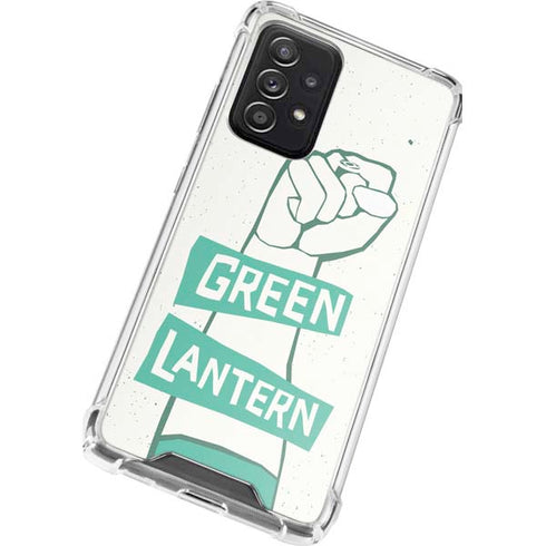 DC Comics Green Lantern Power Fist Galaxy A72 5G Clear Case