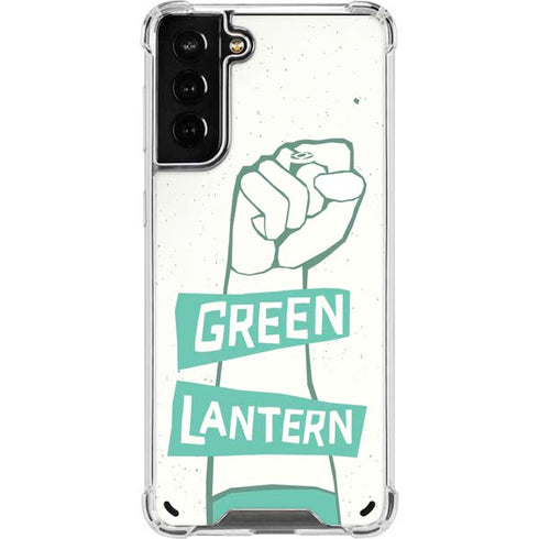 DC Comics Green Lantern Power Fist Galaxy S21 Plus 5G Clear Case