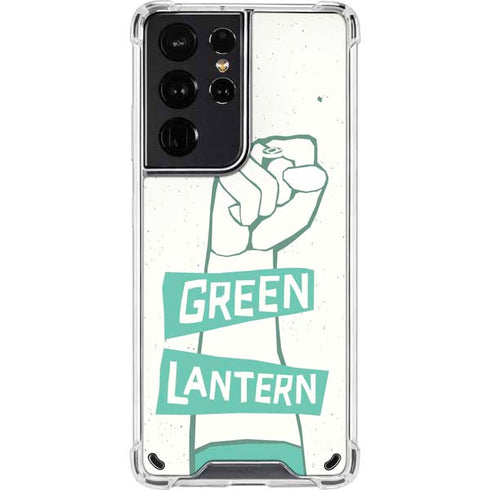 DC Comics Green Lantern Power Fist Galaxy S21 Ultra 5G Clear Case
