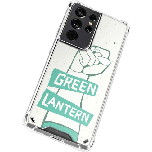 DC Comics Green Lantern Power Fist Galaxy S21 Ultra 5G Clear Case