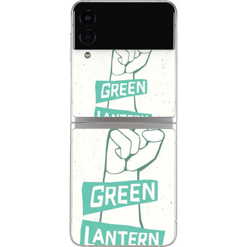 DC Comics Green Lantern Power Fist Galaxy Z Flip4 5G Skin