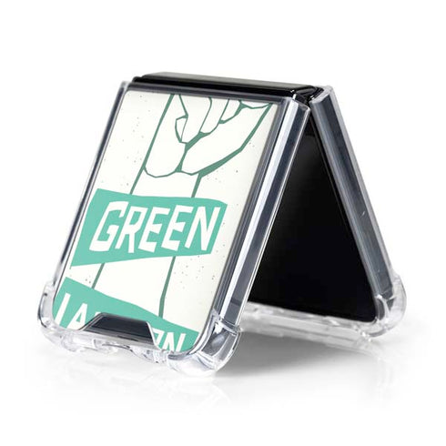 DC Comics Green Lantern Power Fist Galaxy Z Flip5 5G Clear Case