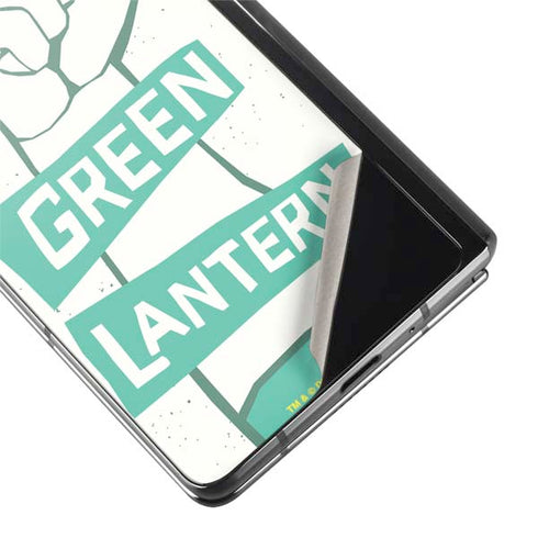 DC Comics Green Lantern Power Fist Galaxy Z Fold2 5G Skin