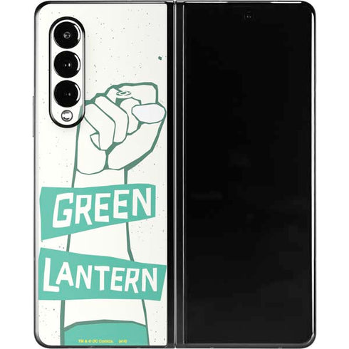 DC Comics Green Lantern Power Fist Galaxy Z Fold3 5G Skin